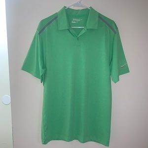 Green Nike Golf Polo Dri-Fit